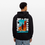 Fuxi, Wüste, 1st | Freshhood, Oversized Unisex Hoodie - Schwarz