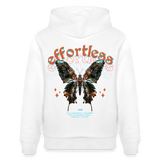 Galaxion, Schmetterling, 1st | Cruiser, Unisex Bio-Hoodie - Weiß