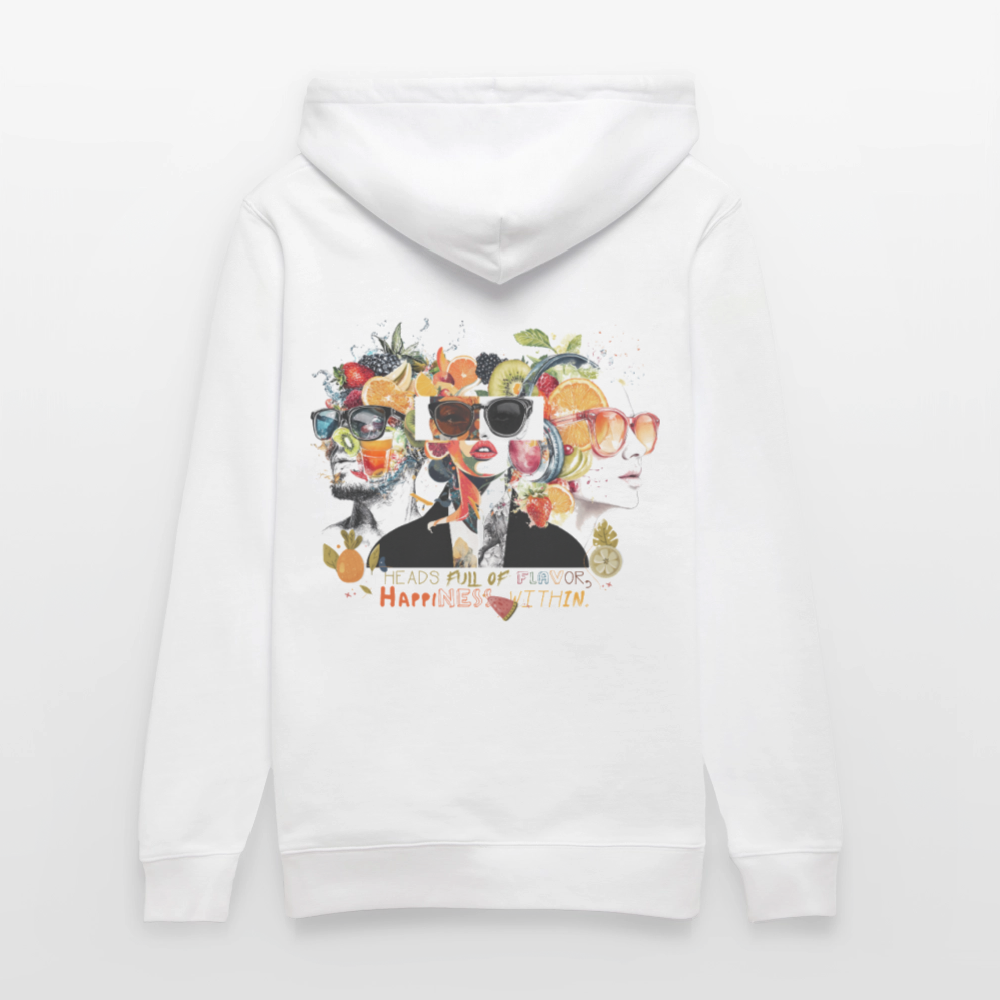 Sylvaris, Gesichter, 1st | Cruiser, Unisex Bio-Hoodie - Weiß