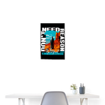 Fuxi, Wüste, 1st | Poster 40x60 cm - Weiß