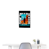Fuxi, Wüste, 1st | Poster 40x60 cm - Weiß