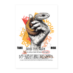 Eldamar, Schlange, 1st | Poster 60x90 cm - Weiß