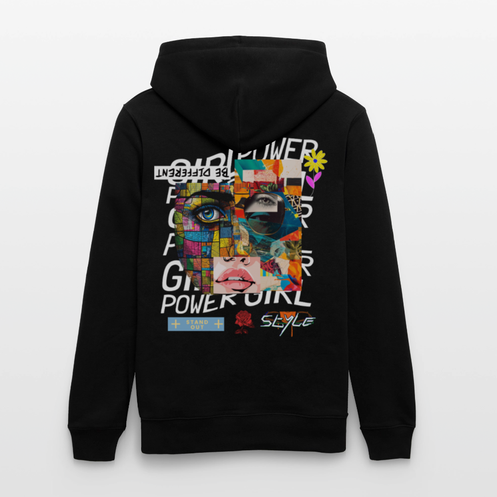 Xizir, Gesicht, 1st | Cruiser, Unisex Bio-Hoodie - Schwarz