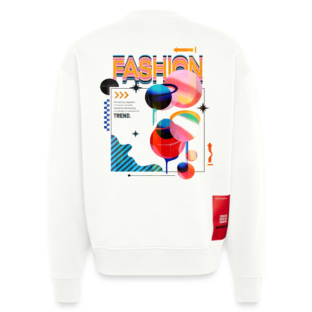 Ragnarion, Planeten, 1st | Heavyweight Oversized Bio Sweater, Unisex - OFF WHITE