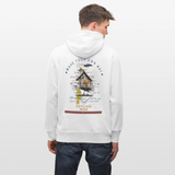 Durnamar, Vogel, 1st | Cruiser, Unisex Bio-Hoodie - Weiß