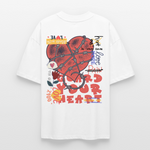Orvandir, Herz, 1st | Blaster, Oversize Bio T-Shirt, Unisex - Weiß