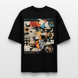 Hekatean, Sternzeichen, 1st | Blaster, Oversize Bio T-Shirt, Unisex - Schwarz