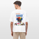 Jovareth, Astronaut, 1st | Blaster, Oversize Bio T-Shirt, Unisex - Weiß