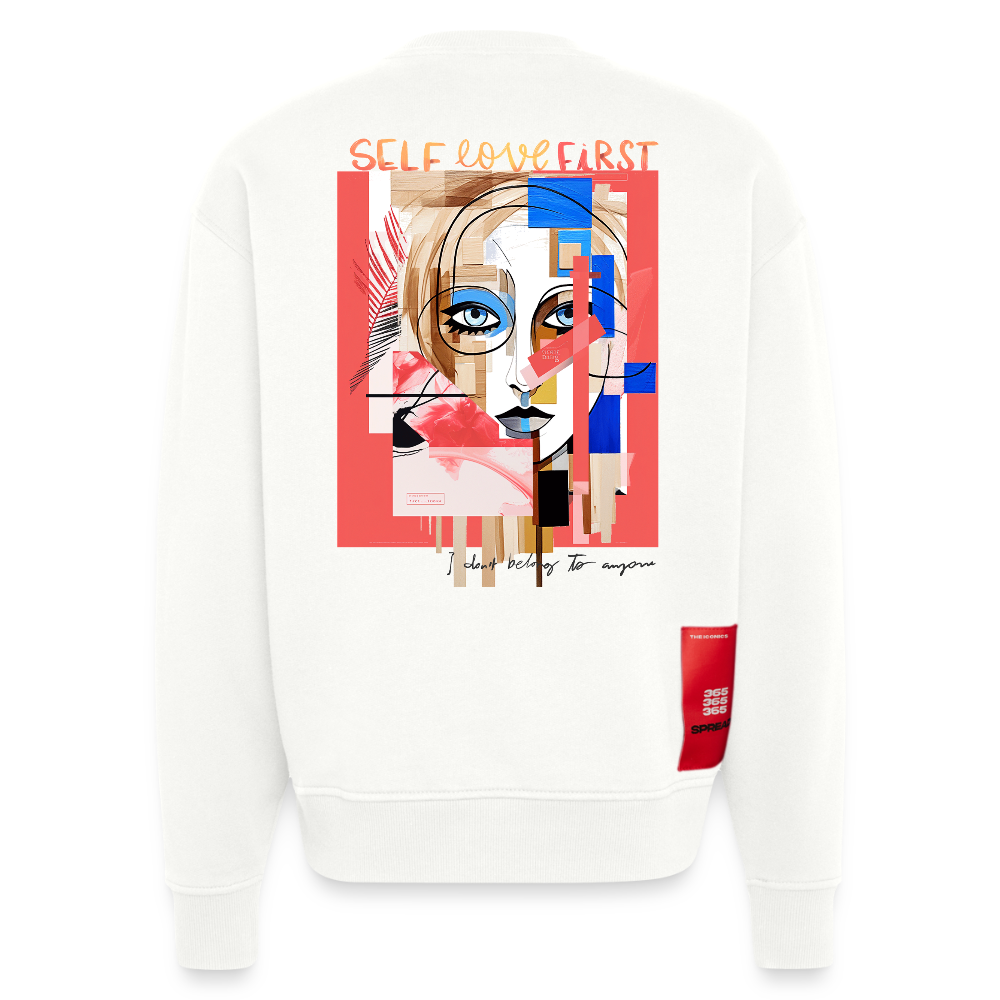 Vesperion, Frau, 1st | Heavyweight Oversized Bio Sweater, Unisex - OFF WHITE