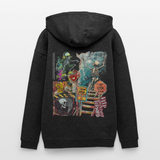 Tangaroa , Skelet, 1st | Freshhood, Oversized Unisex Hoodie - Anthrazit