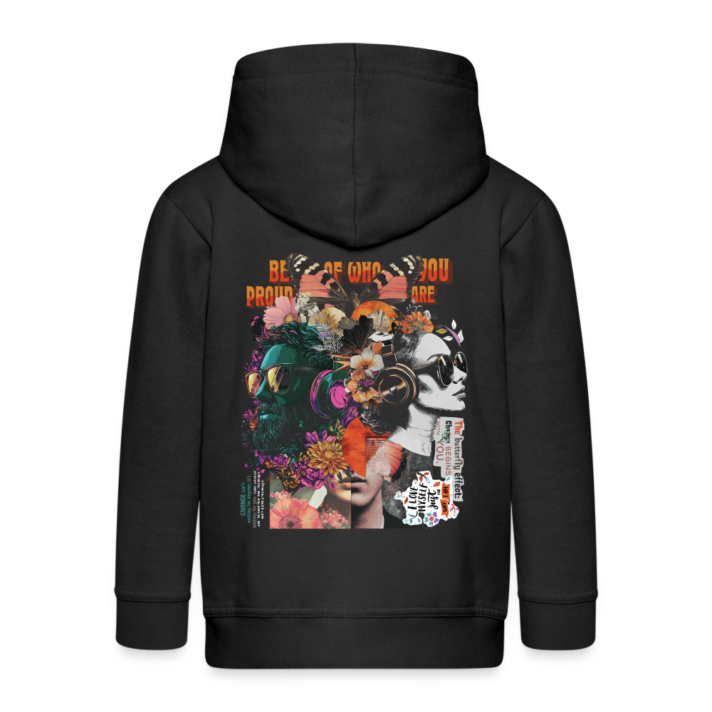 Qareen, Sonnenbrille, 1st | Kinder Zip Hoodie - Schwarz