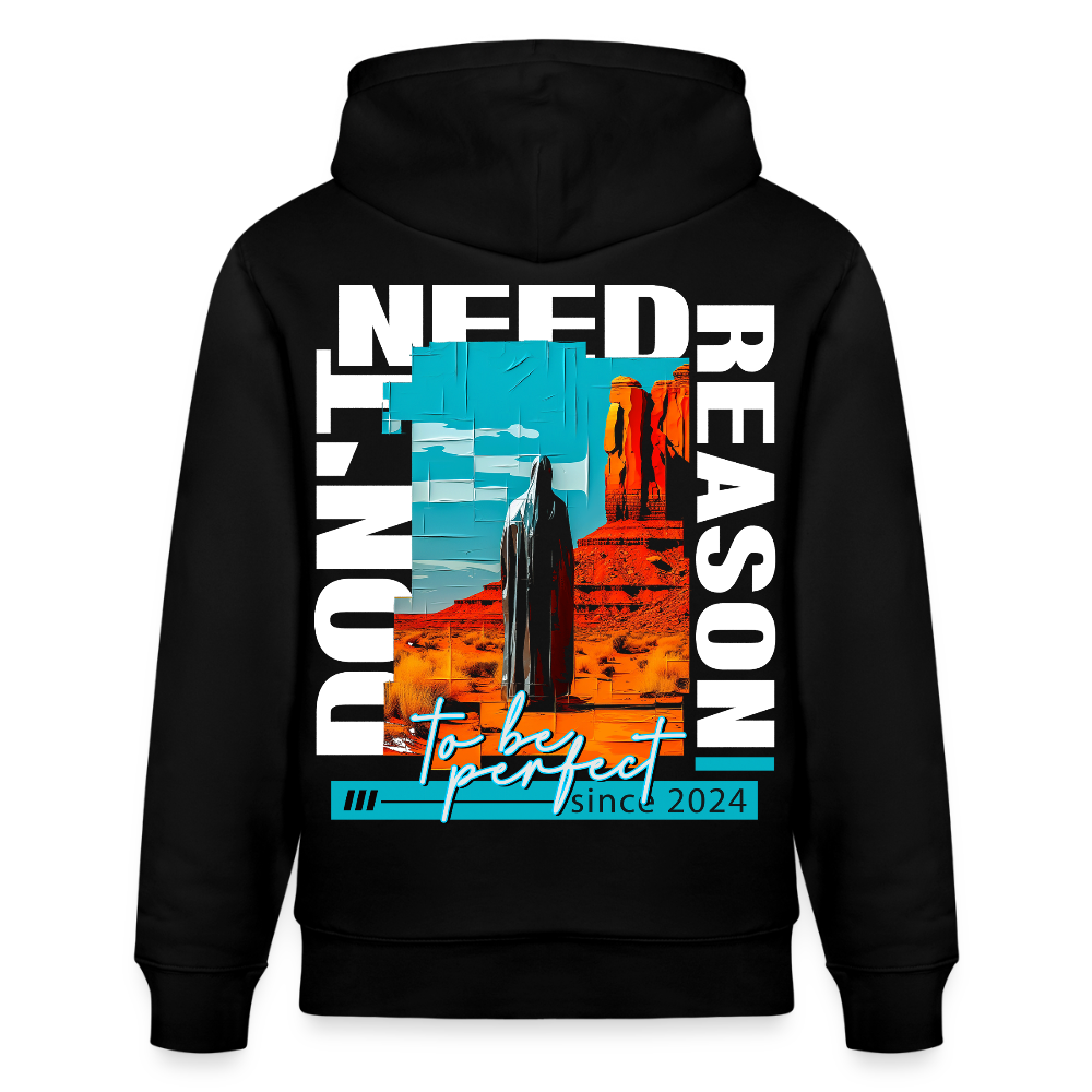 Fuxi, Wüste, 1st | Cruiser, Unisex Bio-Hoodie - Schwarz