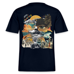 Helian, Frau, 1st | Essential, Relaxed Fit Unisex Bio T-Shirt - Navy