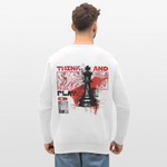 Orionis, Schach, 1st | Roller, Unisex Bio-Sweatshirt - Weiß
