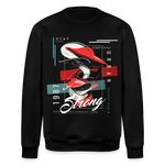 Guanyin, Muschel, 1st | Roller, Unisex Bio-Sweatshirt - Schwarz