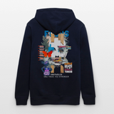 Nerthus, Gesicht, 1st | Cruiser, Unisex Bio-Hoodie - Navy