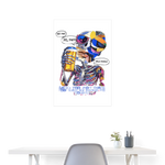 Vorthalos, Skelet, 1st | Poster 60x90 cm - Weiß