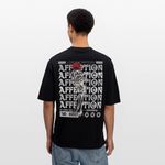 Zeusun, Rose, 1st | Breezy, Oversized Unisex T-Shirt - Schwarz
