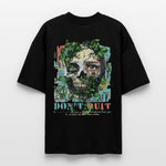 Persephi, Totenkopf, 1st | Blaster, Oversize Bio T-Shirt, Unisex - Schwarz