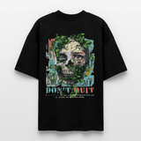Persephi, Totenkopf, 1st | Blaster, Oversize Bio T-Shirt, Unisex - Schwarz