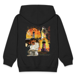 Morian, Leuchtturm, 1st | Kinder Zip Hoodie - Schwarz