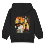 Morian, Leuchtturm, 1st | Kinder Zip Hoodie - Schwarz