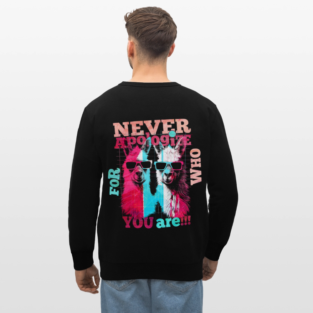 Tenjin, Alpaka, 1st | Roller, Unisex Bio-Sweatshirt - Schwarz