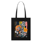 Aresia, Zebra, 1st | Bio Stoffbeutel - Schwarz