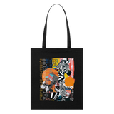 Aresia, Zebra, 1st | Bio Stoffbeutel - Schwarz