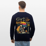 Mihriban, Skelet, 1st | Roller, Unisex Bio-Sweatshirt - Navy
