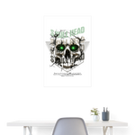 Gliesaron, Totenkopf, 1st | Poster 60x90 cm - Weiß