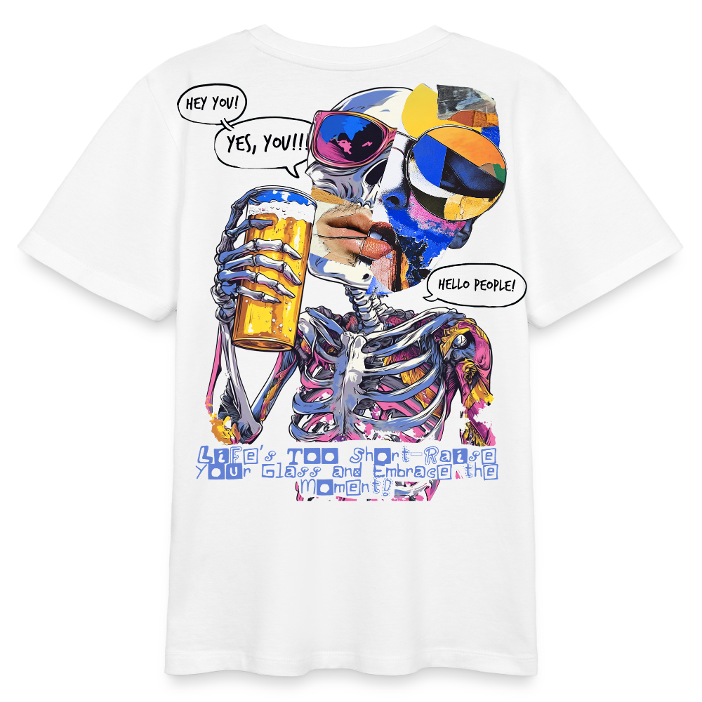 Vorthalos, Skelet, 1st | Teenager Bio T-Shirt - Weiß