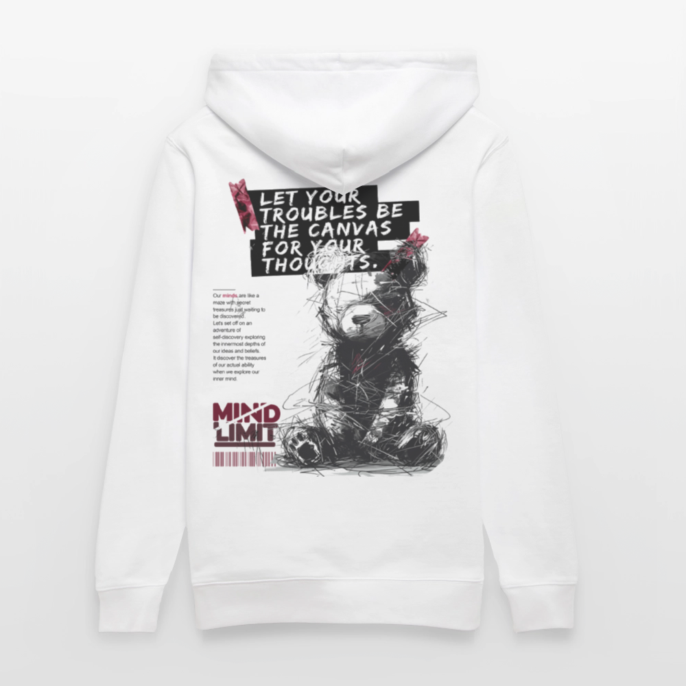 Zentharis, Bär, 1st | Cruiser, Unisex Bio-Hoodie - Weiß