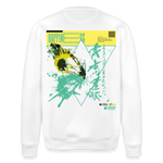 Solvatrix, Schmetterling, 1st | Roller, Unisex Bio-Sweatshirt - Weiß