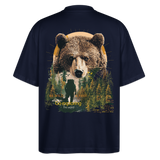 Ghadab, Bär, 1st | Blaster, Oversize Bio T-Shirt, Unisex - Navy