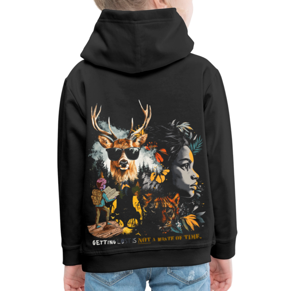 Orphean, Reh, 1st | Kinder Hoodie - Schwarz