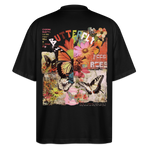Azaroth2, Schmetterling, 1st | Blaster, Oversize Bio T-Shirt, Unisex - Schwarz