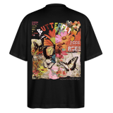 Azaroth2, Schmetterling, 1st | Blaster, Oversize Bio T-Shirt, Unisex - Schwarz