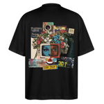 Baranê, Fernseher, 1st | Blaster, Oversize Bio T-Shirt, Unisex - Schwarz