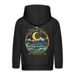 Izanami, Berge, 1st | Kinder Zip Hoodie - Schwarz