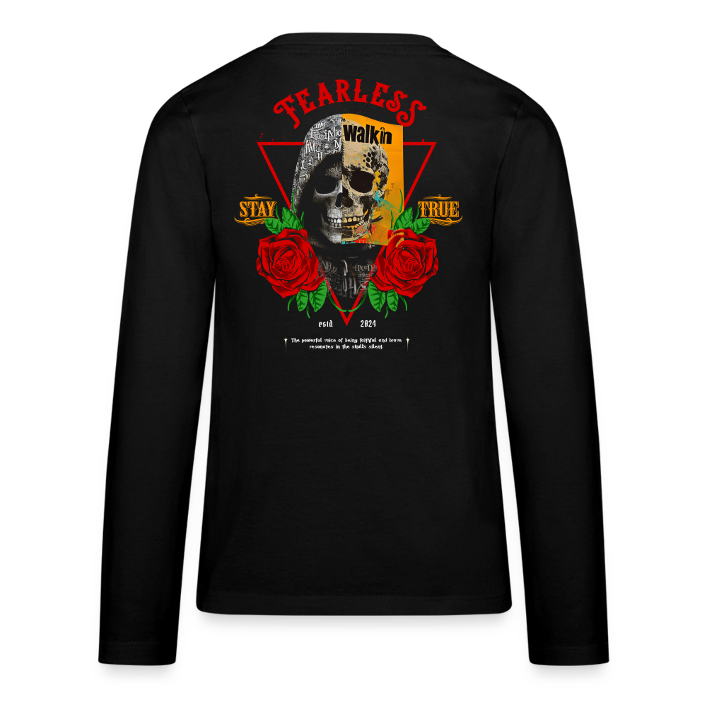 Şoreşvan, Totenkopf, 1st | Teenager Langarmshirt - Schwarz