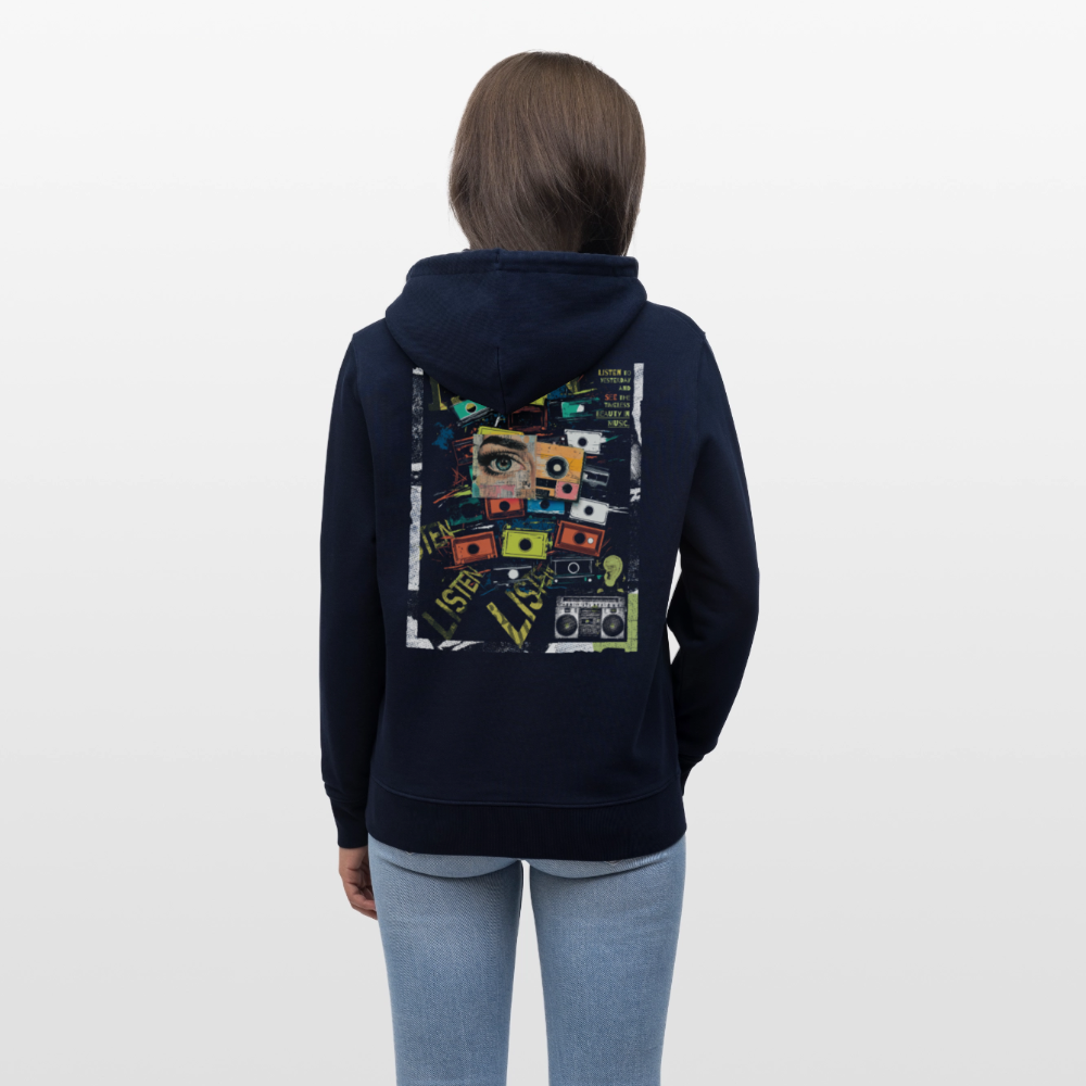 Shahzada, Kassetten, 1st | Cruiser, Unisex Bio-Hoodie - Navy