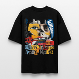 Kronan, Gesicht, 1st | Blaster, Oversize Bio T-Shirt, Unisex - Schwarz