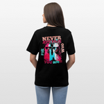 Tenjin, Alpaka, 1st | Essential, Relaxed Fit Unisex Bio T-Shirt - Schwarz