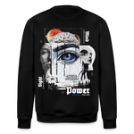 Yuanshi, Auge, 1st | Roller, Unisex Bio-Sweatshirt - Schwarz