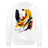Vegaon, Banane, 1st | Roller, Unisex Bio-Sweatshirt - Weiß