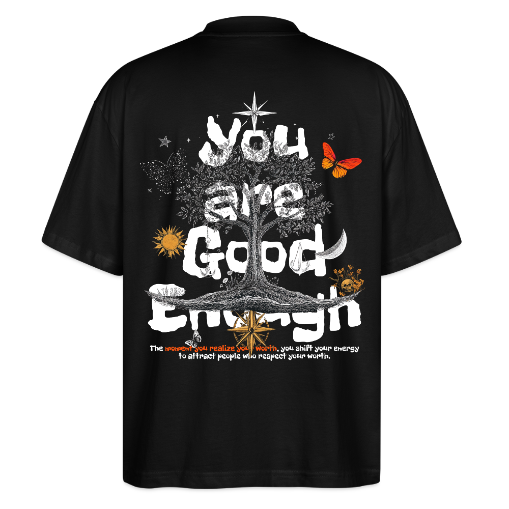Anubis, Baum, 1st | Blaster, Oversize Bio T-Shirt, Unisex - Schwarz