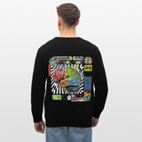 Apollon, Gehirn, 1st | Roller, Unisex Bio-Sweatshirt - Schwarz