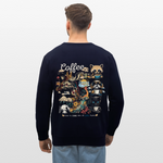 Tritonan, Kaffee, 1st | Roller, Unisex Bio-Sweatshirt - Navy
