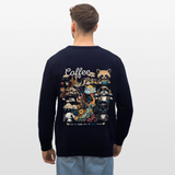Tritonan, Kaffee, 1st | Roller, Unisex Bio-Sweatshirt - Navy